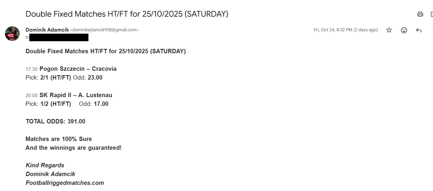 Best Fixed HT FT Matches